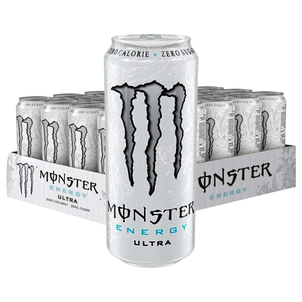 24 x Monster Energy 500 ml Ultra White (sugarfree)